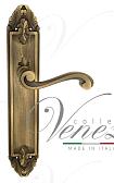 Дверная ручка Venezia на планке PL90 мод. Vivaldi (мат. бронза) проходная